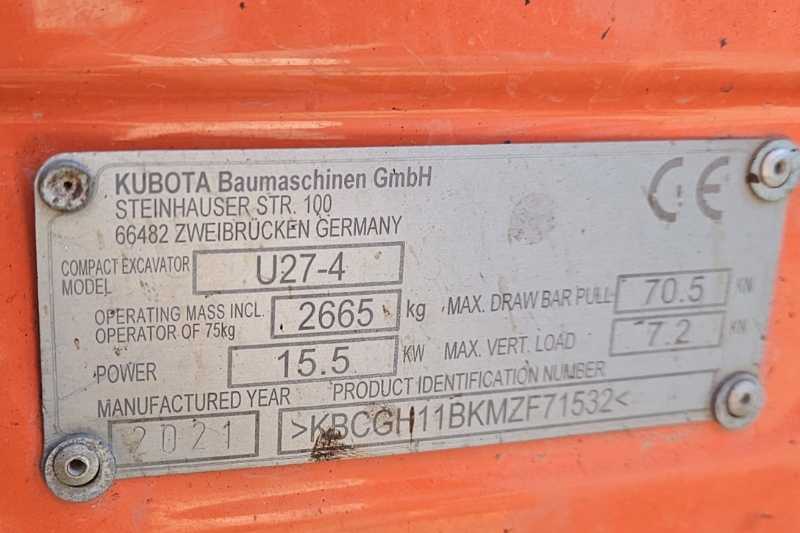 OmecoHub - Immagine KUBOTA U27-4